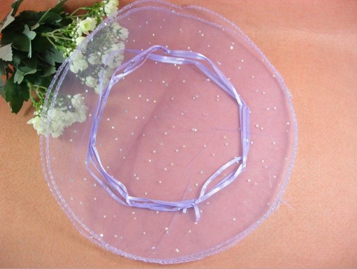 Ship Red Pink 35cm Diameter Organza Round Dots Jewelry Bags Wedding Party Candy Gift Bags6295448