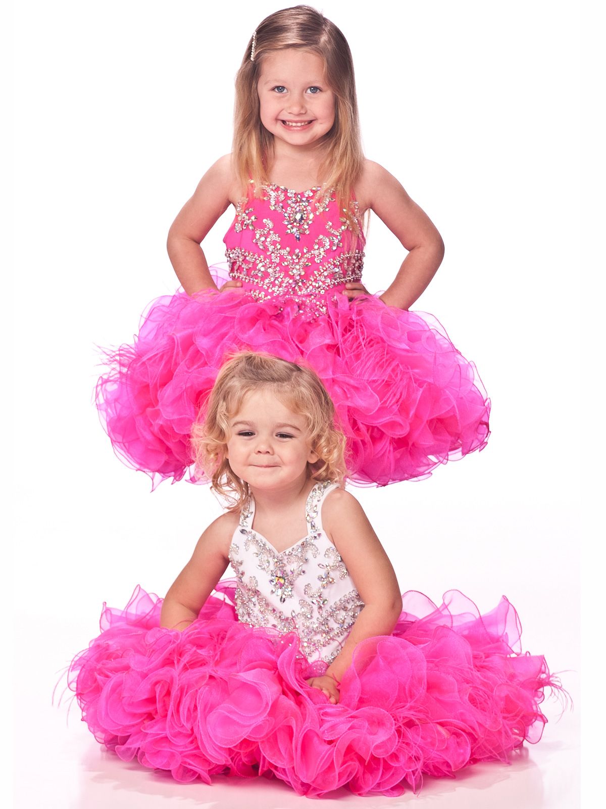 More Color !Feathers Girls Pageant Dresses 2013 Halter Organza Ball ...