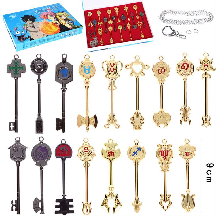 fairy tail lucy keys set
