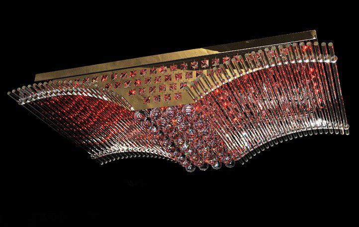 Luci moderne del salone del candeliere della lampada del soffitto delle ali di cristallo LED di K9 di lusso moderno di modo