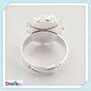 BeadsniceID26493 мода кольца лотки diy ювелирные изделия матовый серебряный символ бесконечности палец кольцо 50 шт./лот