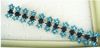 100st Crystal Flower Mini Hair Claw Clamp Hair Clip Hair Pin 12 Färger för att välja189D