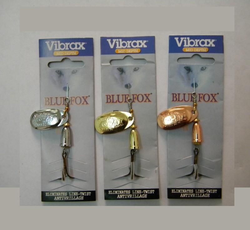 2019 Size 3 Blue FOX Spinner Bait Fishing Bass Baits Fishing Lures