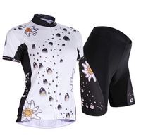 Nuove donne Outdoor Cycling Bianco e posteriore + Pantaloncini BK270 S - XXL