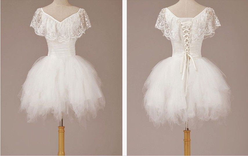Elegant A-Line Lace V-Neck Off The Shoulder Tulle Bridesmaid Dresses Wedding Party Dresses