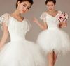 Elegant A-Line Lace V-Neck Off The Shoulder Tulle Bridesmaid Dresses Wedding Party Dresses