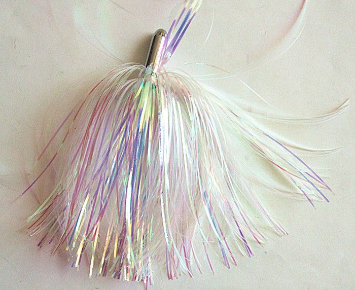 

23g Fishing Lure Trolling Bait Fishing Lure Fishing Tackle Metal Head Synthetic Glass Fiber Skirt