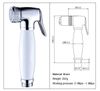 Handheld Shattaf Bidet Chrome And White Paint Toilet Spray Shower Free Shipping A2004