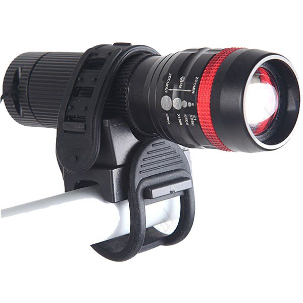 3 Level Adjustment Torch Flashlight Handlebar Mount Holder Bracket For