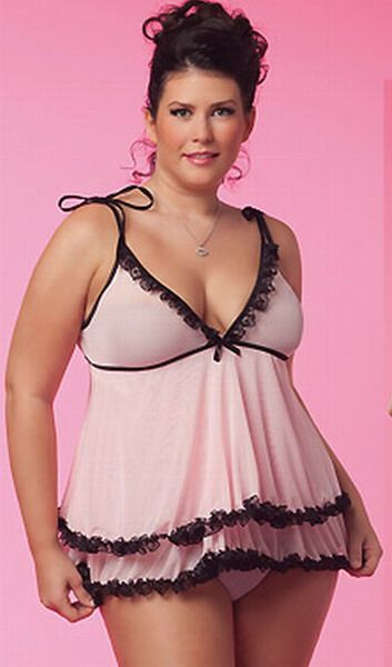 Sexy Lingerie Nightgown Plus Size Layer Ruffle Mesh Babydoll Nighties Sleepwear Dress 2424P Price4you, $15.52 | DHgate.Com
