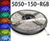 5M 5050 SMD RGB LEDストリップライト防水+ 44キーIRリモートコントローラー+電源110V-240V