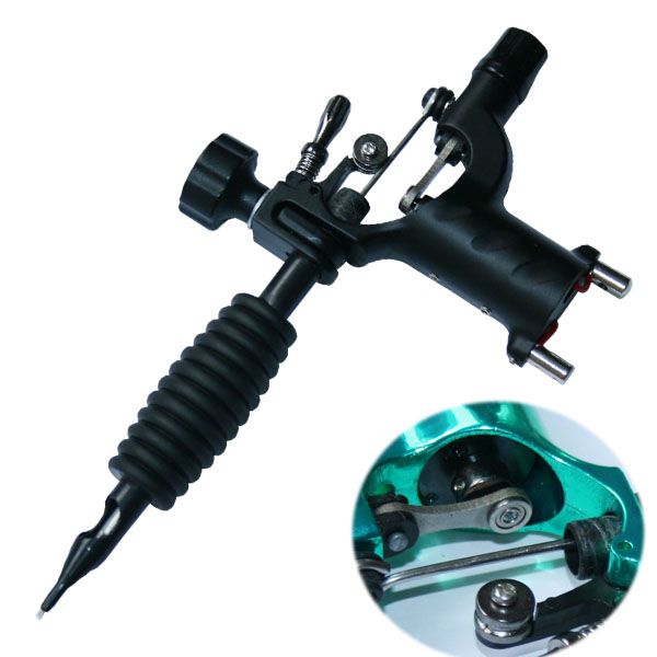 Top quality Blue color Dragonfly Rotary Tattoo Machine Gun Shader Liner Tattoos Kit Supply8455223