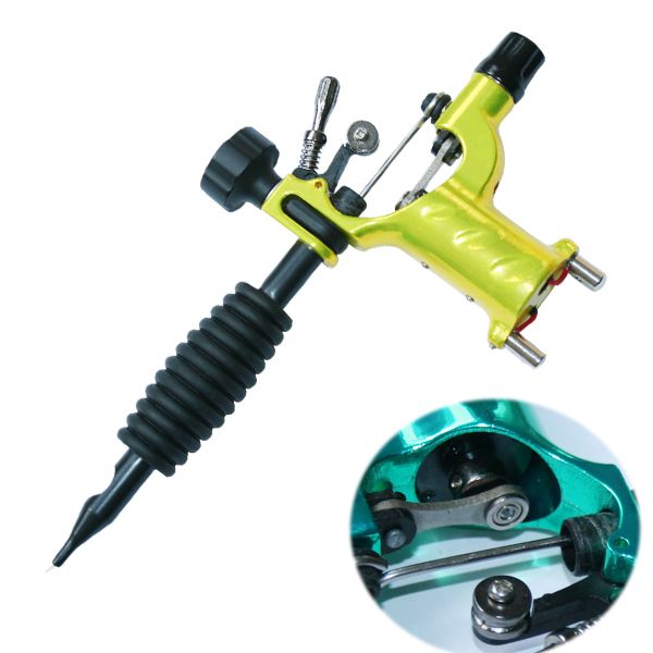 Nouveau Tyle Green Dragonfly Rotary Tattoo Machine Gun Doudeur Tatouage Kit Alimentation Qualité 98350142847410