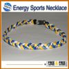 For Christmas softball Baseball Sports Titanium 3 Rope Braided Sport Necklace bracelet4293679