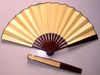 Fan grande preto liso mão DIY Folding Fan de seda chinesa Adulto Pintura de Belas Artes 10pcs Programa Decoração Artesanato Mens Presente / lot