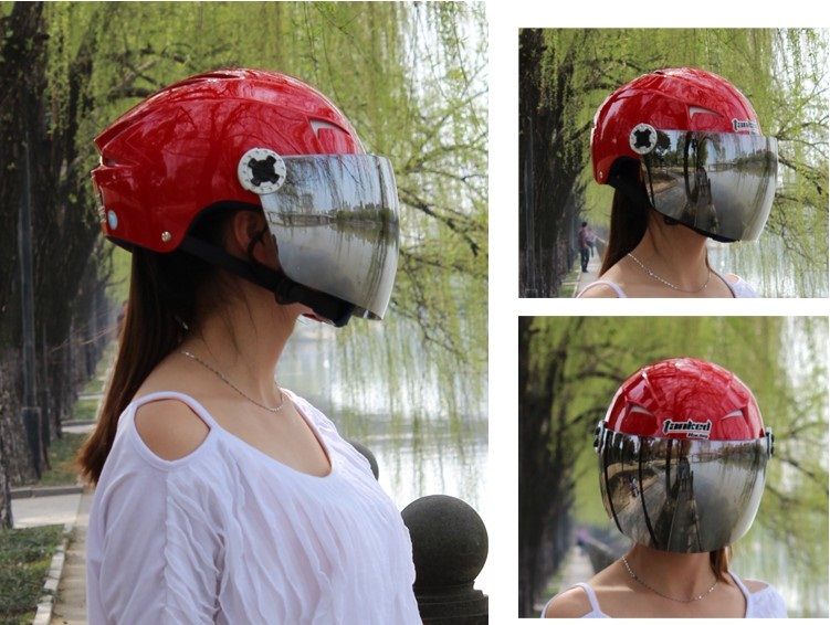 Tank Men And Women Motorcycle Half Helmet Uv T505 Helmet