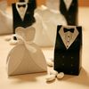 New 100pcs Bride and Groom Candy Boxes Wedding Favors with Flower Pattern Gift Box Party Supply1918844