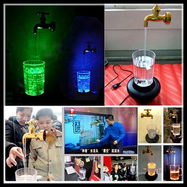 Led Water Lamp Decoration Light Magic Cup Lamp Magic Faucet Night