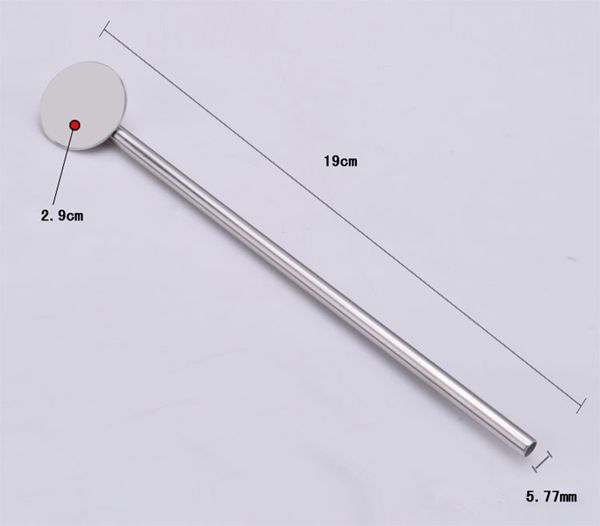 Stainless Steel Stirring Rod Straw Refined Spoons Tableware Bar Tools