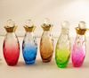 Collectible 5ml mini frasco de vidro frasco cor oval vazio cheiro de fragrância fragos tampas de rolos de óleo essencial recarregável 10 pçs / lote