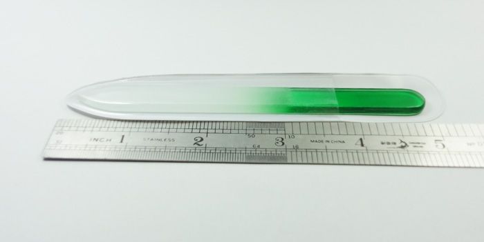 Multi Color Crystal Glass Nail-bestanden 12cm / 4,8 