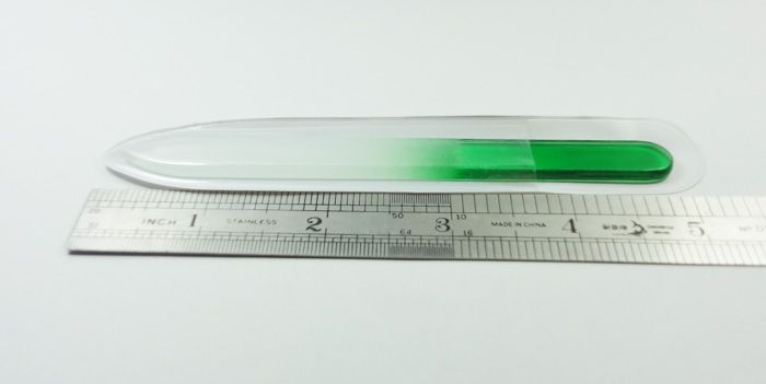 Çok renkli Kristal Cam Tırnak Dosyalar 12CM / 4.8