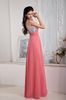 Hot Sale Empire Spaghetti Formal V-Neck Evening Dresses Backless Party Prom Dress