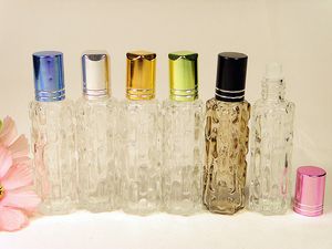 15 мл стеклянная рулонная бутылка оптовых-15 мл флаконы духов пустой Roll on стеклянная бутылка косметический контейнер пробирки пробирки шт лот CE505