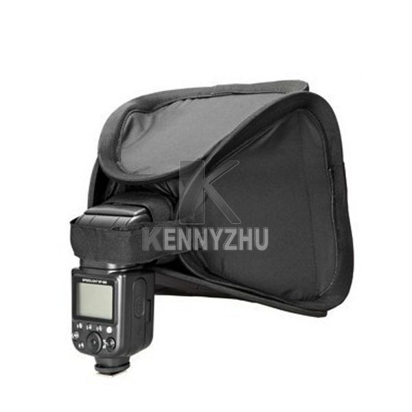 Novo portátil 23x23cm speedlite flash luz difusor de caixa macia para canon nikon sony2502570