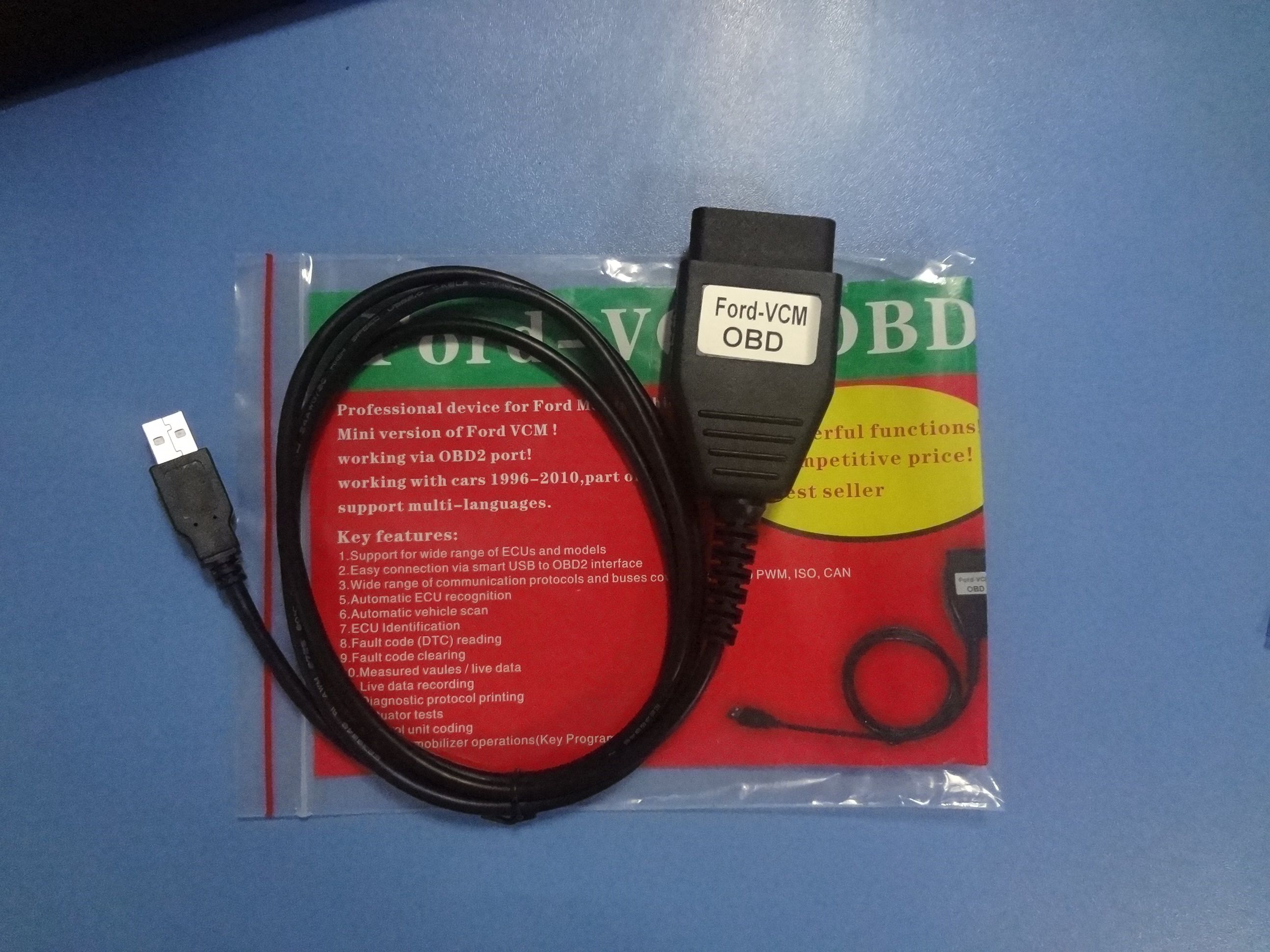 Newest Fod VCM OBD Diagnostic Tools Cable Ford Vcm Vehicles Automatic