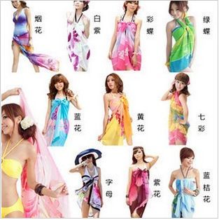 beach scarf dress