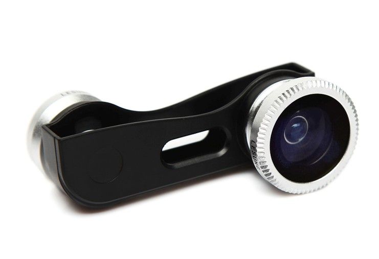 3-in-1 Obiektyw 180 stopni Lens Eye Eye + Obiektyw szerokokątny + Zestaw do obiektywu makro dla iPhone 5 / 5S