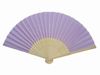 Pequeño ventilador plegable de seda plana Favor de la boda Fan Bamboo Programa de bricolaje Damas Fans de la mano Artesanía china 6 pulgadas 10pcs/lote
