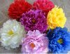 İpek Şakayık Çiçek Başlı 30 adet Dia. 17 cm / 6.7 "Yapay Çiçekler Peonia Kamelya Çiçek DIY Jewlery Broş Headware için Gül