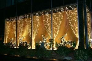 800 żarówki LED M M Światła kurtyny wodoodporne światła ornamentów świątecznych lampki błyskowej weselne bajkowe światło paski paski oświetlenie