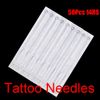 50 Pcs 14RS Agulhas de Tatuagem Estéril Descartável 14 Shader Redonda Para Kits De Tinta De Tatuagem Gun Gun Kits