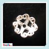 Beadsnice id24315 zilveren bloemen kraal caps fit sieraden bevindingen metalen kraal 50pcs / lot