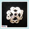 Beadsnice ID24315 Silver Blommor Pärla Kepsar Fit Smycken Findings Metallpärla 50PC / Lot