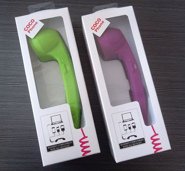 3.5mm Retro POP Cell Phone Handset Handsets For IPhone Smart Mobile