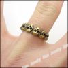 Vintage Charms Ring 22x22mm Pendant Antique bronze Fit Bracelets Necklace DIY Jewelry 55pcs9926202