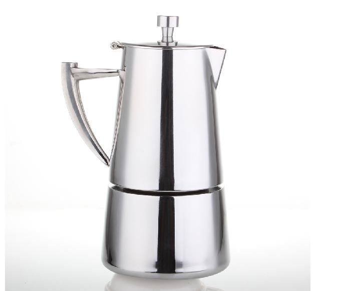 Mirror Stainless Steel 200ml Coffee Pot/Mocha Coffee Pot/Italian Coffee