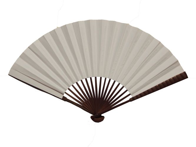 2019 Plain White Paper Folding Hand Fans Child DIY Hand Painting Fine Art Programs 21 Cm From