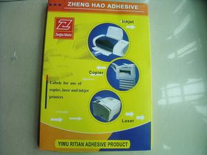 100 folhas A4 etiquetas para uso de copiadora, laser, impressoras jato de tinta variedade de estilos opcionais