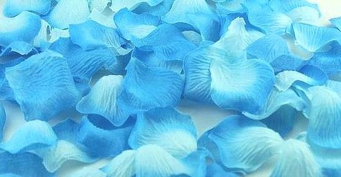 2015 Azuresky Blue Rose Petals Flowers Wedding Bridal Party Favor