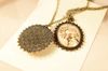 20 stks * Vintage Cameo Ketting Eiffel Tour Bloem Animal Monreo Retro Lece Sieraden 5 Style Mix