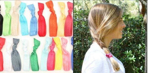 Fold Over Elastic Hair Ties Bracelet Foe Elastic Wristbands Yoga