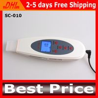 Multifunctional Portable Ultrasonic Skin Scrubber Cleaner Massager LCD display 4 modes
