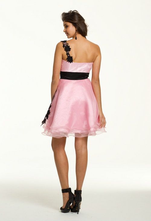 pink and black lace front