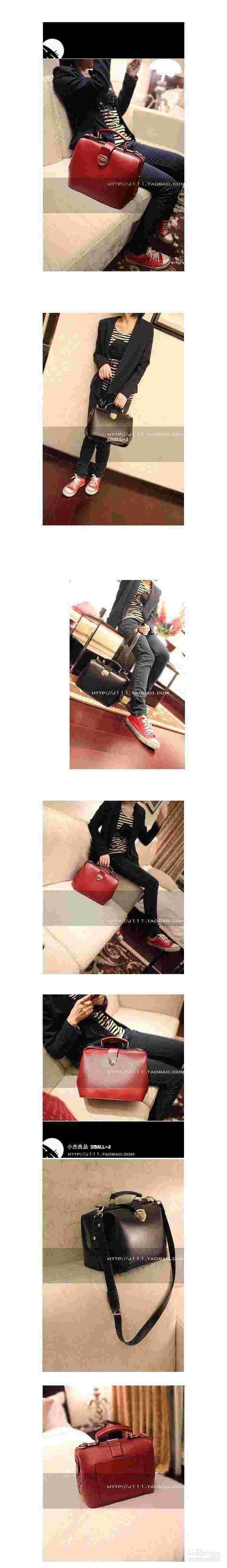2012 Autumn Womens Handbag Vintage Doctor Bag Women Messenger Bags