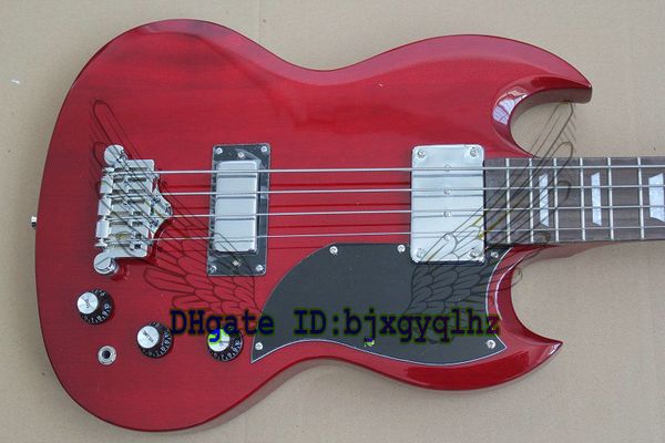 

HOT 4 strings Bass RED SG Bass Electric bass Guitar